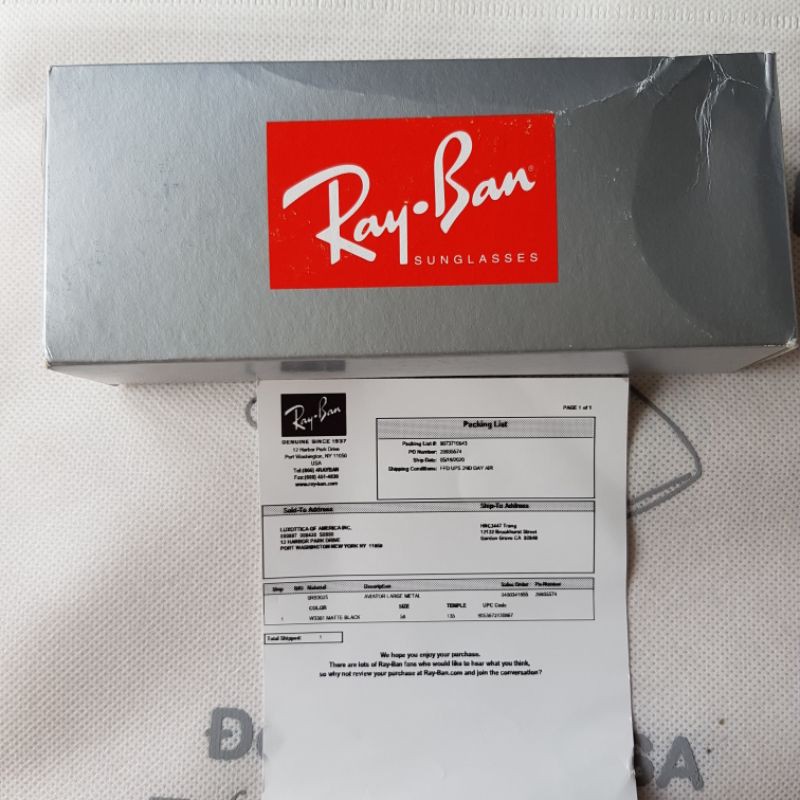 Kính Ray-ban (authentic) AVIATOR CLASSIC RB3025 POLARIZED (chống chói mắt)