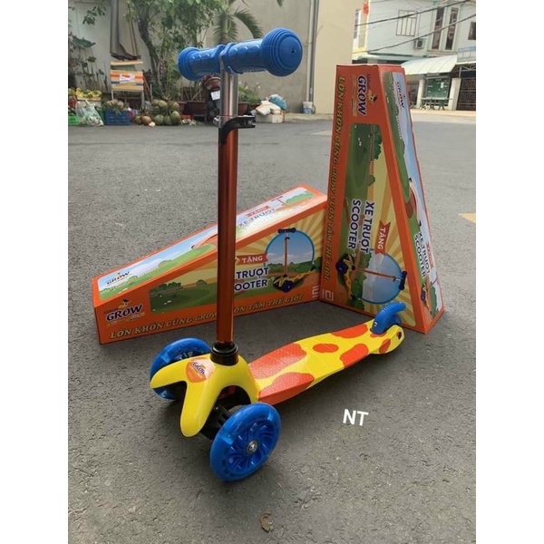 Xe trượt scooter 3 bánh mẫu mới  hàng khuyến mãi GROW 🛵(M)