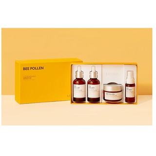 SET dưỡng da SIÊU HOT trẻ hóa làn da từ keo ong Missha Bee Pollen Renew Ampouler Special Set