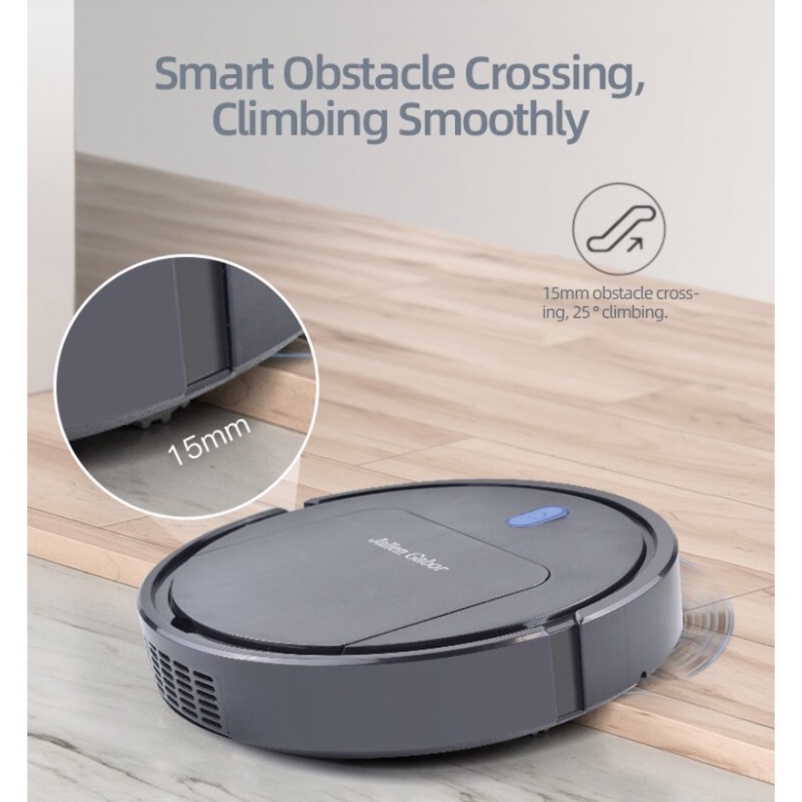 Robot Hút Bụi Quyét Nhà Jallen Gabor - IS25, Động Cơ Khỏe, Máy Chạy Cực Êm, Pin 90 Phút - Chính Hãng Bảo Hành 6 Tháng