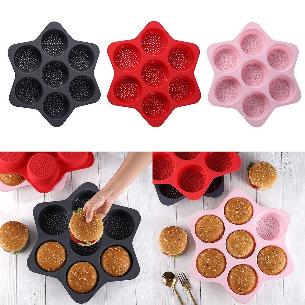 GOGOUP Khay Nướng Bánh 7 Ngăn Bằng Silicone Dễ Tháo Rời