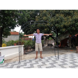 Khung hoa hồng leo cao 2m rộng 185cm