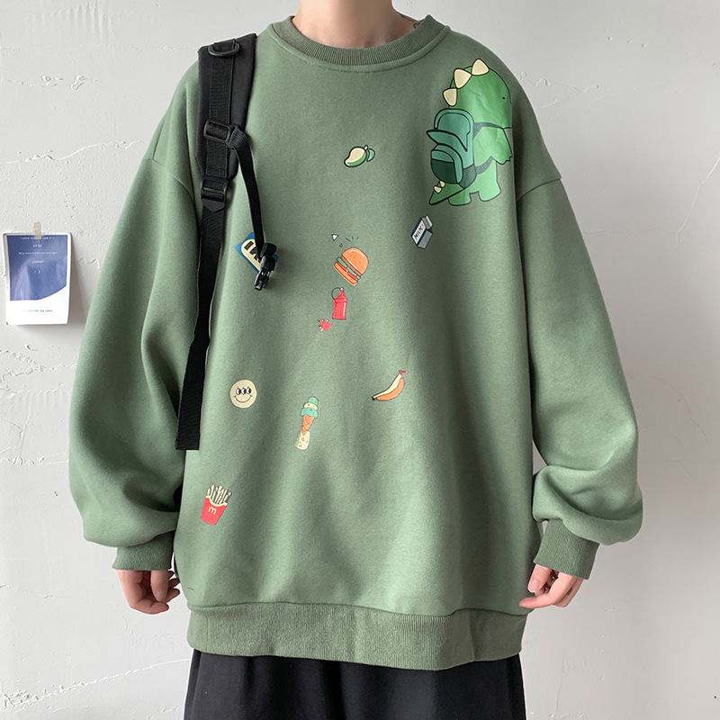 Áo Nỉ Nam Dài Tay Cổ Tròn Thời Trang Hàn | BigBuy360 - bigbuy360.vn