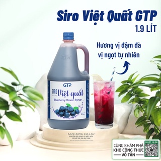Siro Việt Quất GTP 2.5kg Hương Vị Đậm Đà, Vị Ngọt Tự Nhiên