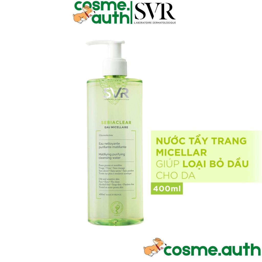 Nước Tẩy Trang SVR SEBIACLEAR Eau Micellaire 400ml -Nhungshika