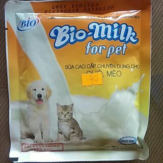 Sữa dành cho chó mèo Bio milk