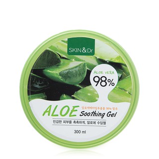 Gel dưỡng ẩm lô hội SKIN&Dr Aloe Vera 98% Soothing Gel 300ml