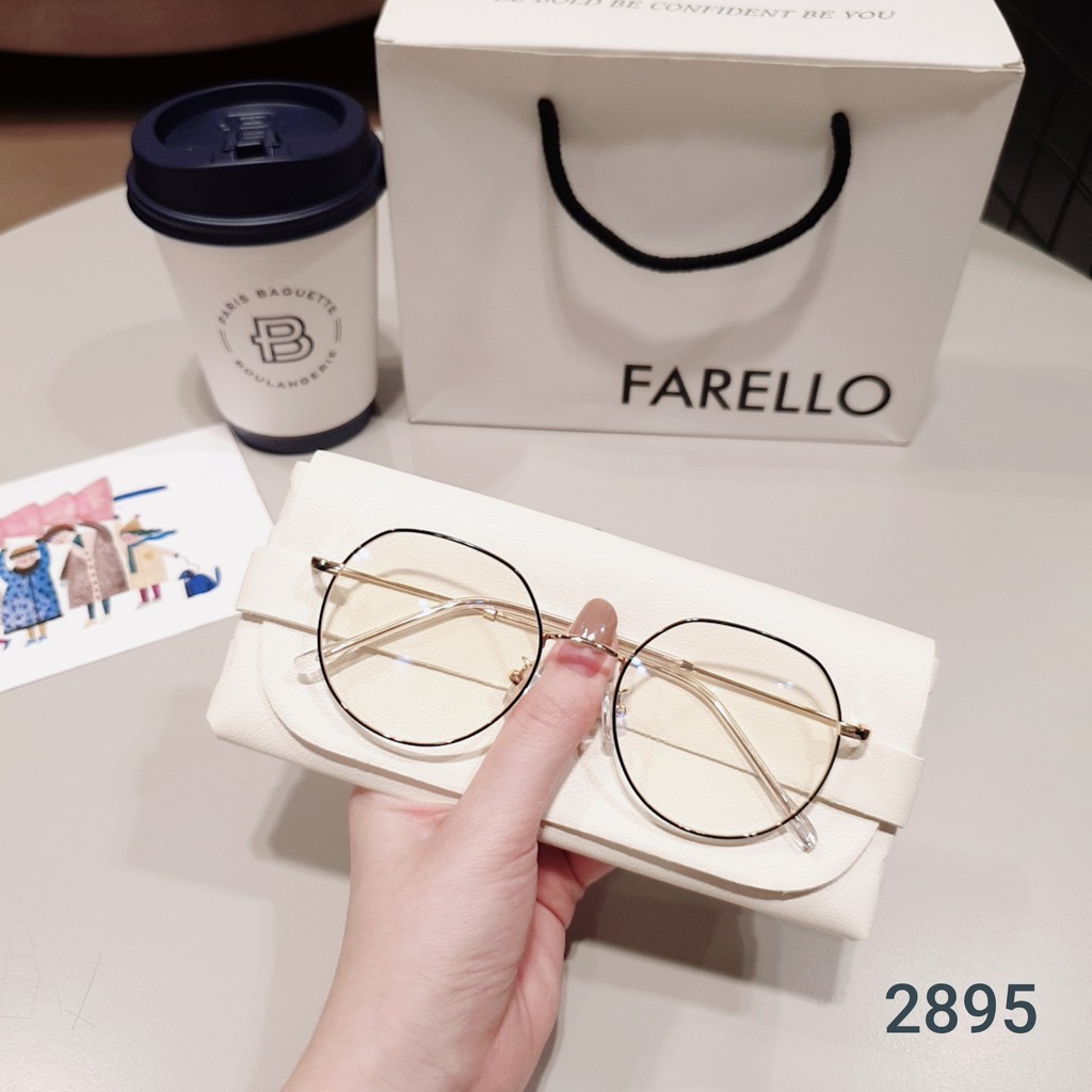 Gọng kính cận thời trang [Cắt kính mắt cận-loạn] Gọng kim loại 2895 | BigBuy360 - bigbuy360.vn