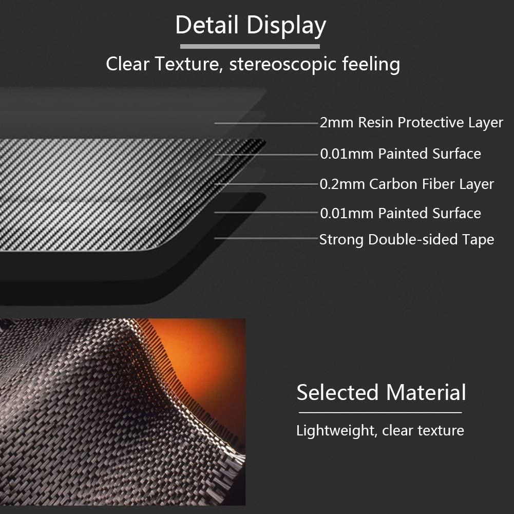 Miếng Dán Viền Đèn Pha / Mí Mắt Tự Động Họa Tiết Sợi Carbon Cho BMW 3 Series F30 F35 2013-2017