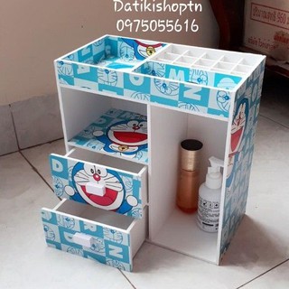 Tủ mini đựng mỹ phẩm tủ mini đầu giường doraemon