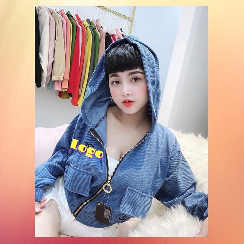 Áo khoác Bomber Nhung Tăm có mũ 🌟FREESHIP🌟 Áo Nhung Tăm - Hàng VNXK | BigBuy360 - bigbuy360.vn