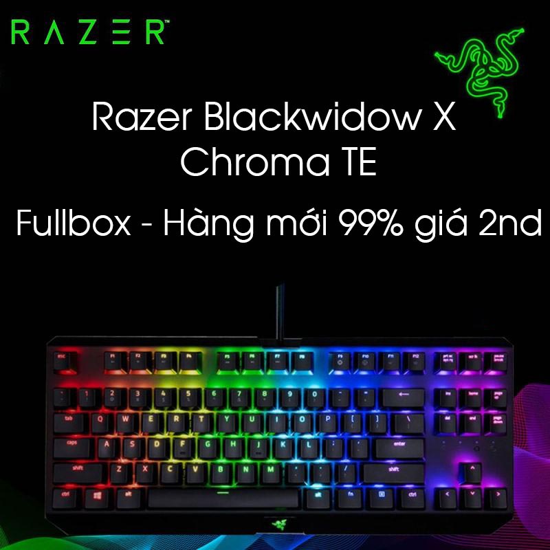 Bàn phím cơ game Razer Blackwidow X Chroma Tournament Edition-Bàn phím cơ chơi game Razer phiên bản TE ,TKL