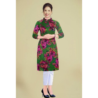 Giá xưởng - áo dài cách tân gấm cao cấp
