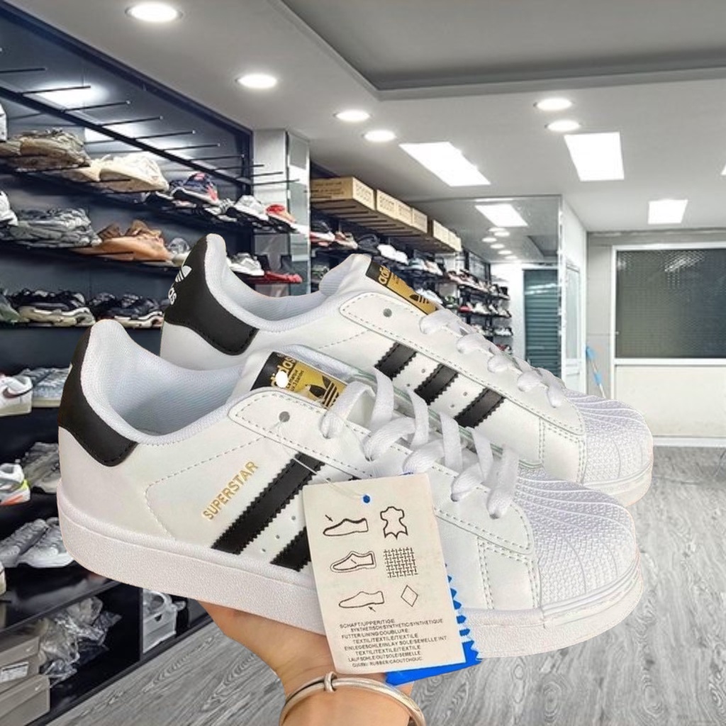 Giày  sneaker adidas mũi sò tem vàng chuẩn xịn full size nam nữ  - Yabi_boutique