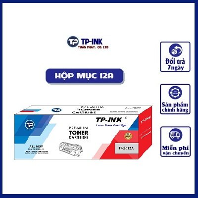 Hộp mực máy in 2900, cartridge 12A máy in dùng cho máy in 2900,3000... Bảo hành 12 tháng   hiệu Tp-ink