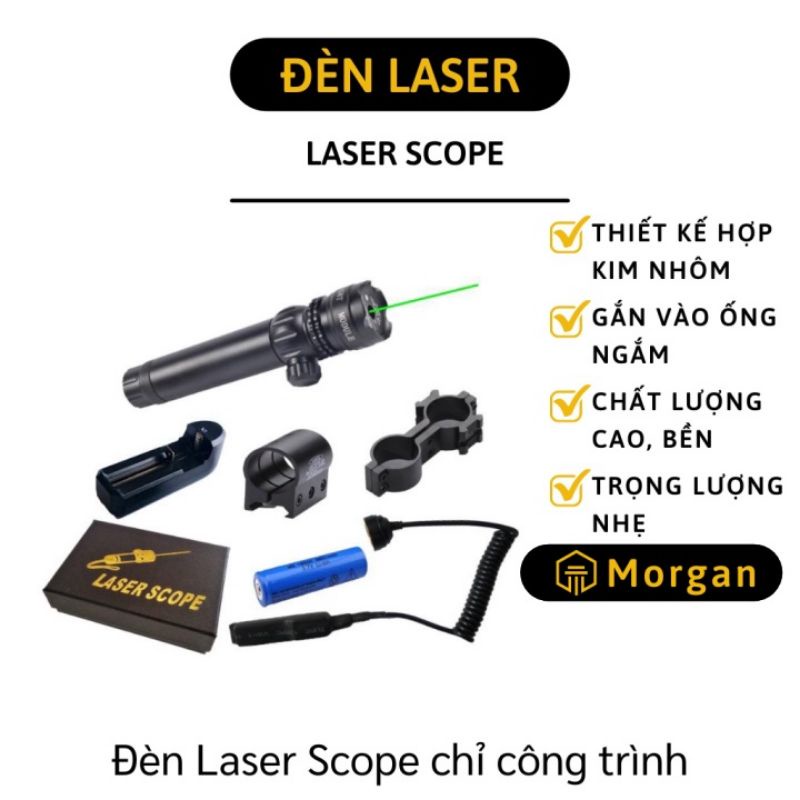 Đèn Laser ✨ Siêu Mạnh ✨ Tia Xanh Tia Đỏ Pin Sạc