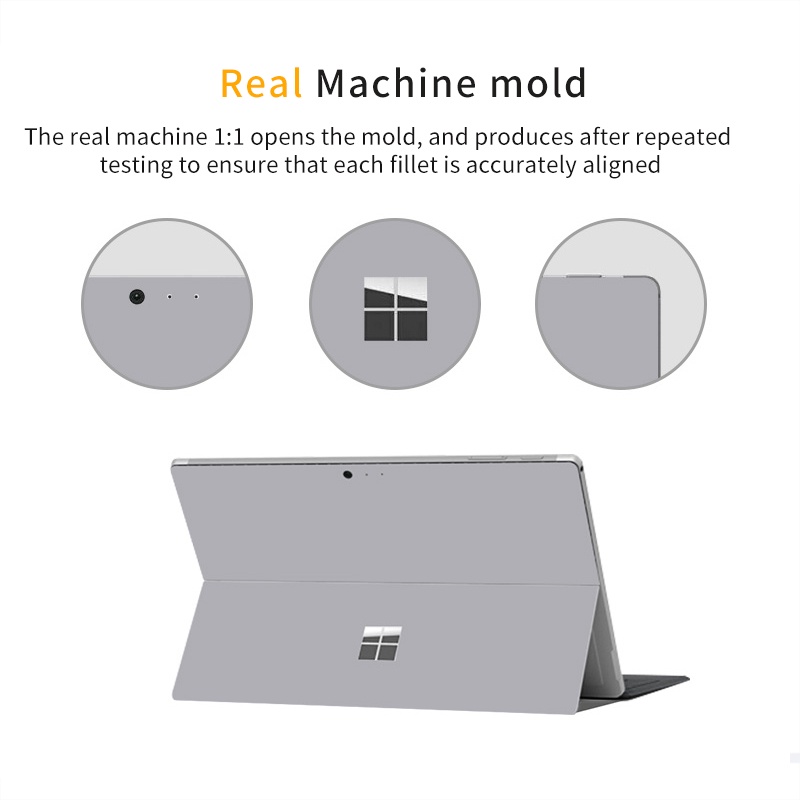Miếng Dán Bảo Vệ Lưng Máy Microsoft Surface Pro 7 / 6 / 5 / 4 / 3 Surface Pro X Pro 8 Pro 9 GO 2 Bằng Chất Liệu vinyl