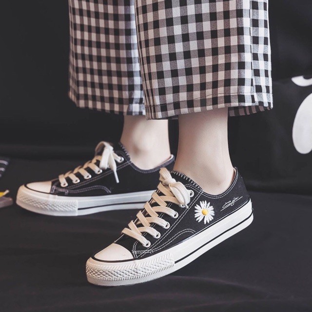 (XẢ ĂN TẾT NÀO) giày hở gót phong cách thể thao đế trắng