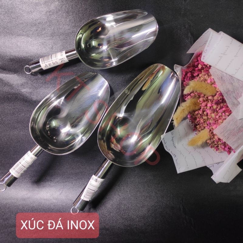 Xẻng xúc đá inox 28cm x 11cm