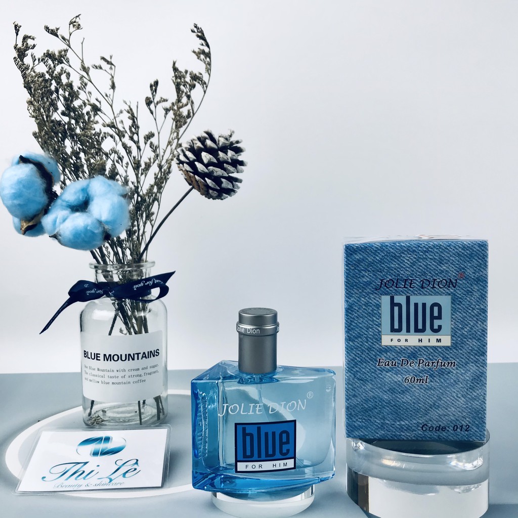 Nước hoa nam Blue chính hãng thơm lâu, sang trọng - Singapore - Jolie Dion-EDP 60ml