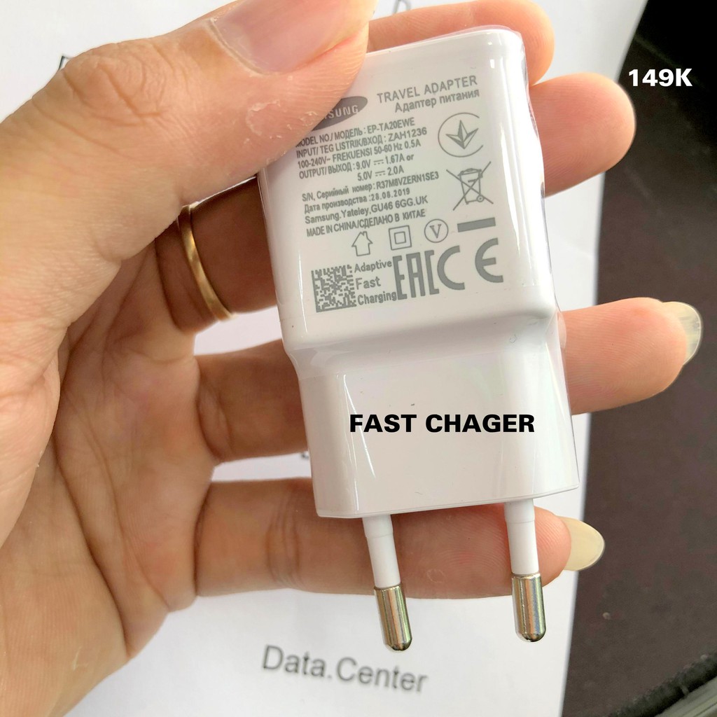 Củ sạc nhanh Samsung công nghệ Fastchager KLH 150, cóc sạt qc 3.0 dùng cho các loại dây cáp