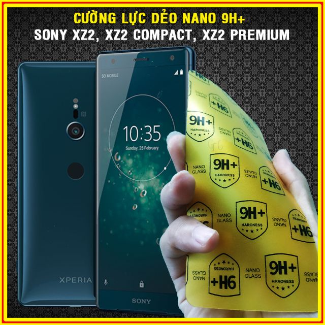 Dán cường lực nano Sony XZ2, Sony XZ2 Compact, Sony XZ2 Premium