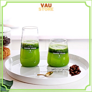 Ly thủy tinh decor COFFEE HOUSE cute cốc thủy tinh uống cafe đẹp cao cấp chịu nhiệt kiểu dáng hàn quốc uống nước sinh tố