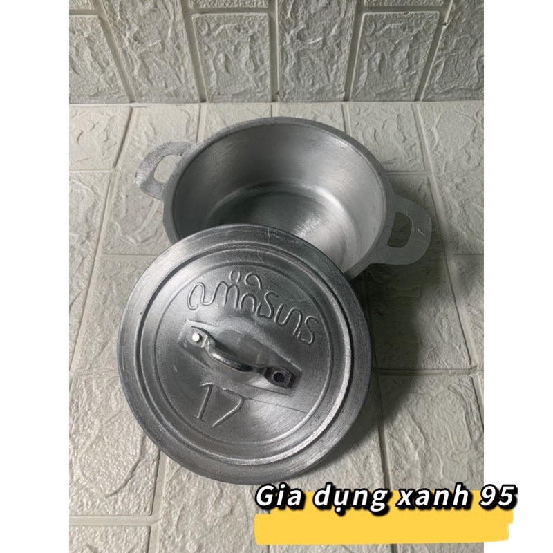 Nồi gang miên đúc 17cm gang nguyên chất 100%