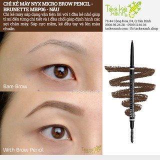 CHÌ KẺ MÀY NYX MICRO BROW PENCIL MBP