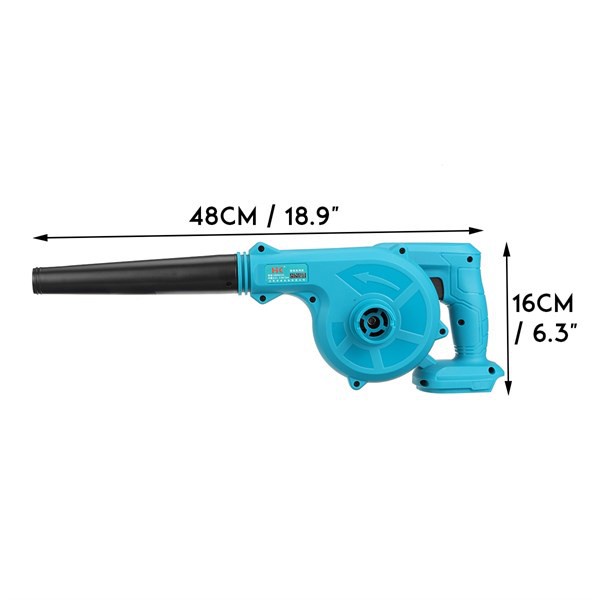 Máy Thổi Bụi Pin MAKITA 198V, Pin Chuẩn 10 cell, sài chung pin makita 21v