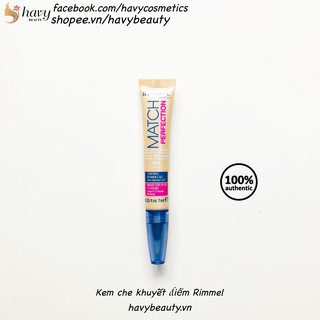 Kem che khuyết điểm và highlight Rimmel Match Perfection màu 040 - Soft Beige