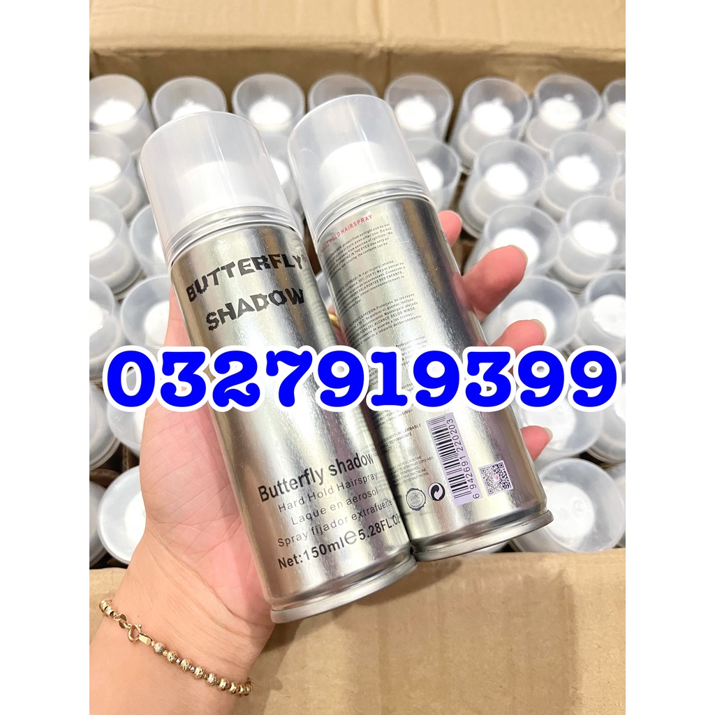 ✅freeship✅ Gôm xịt tóc giữ nếp chính hãng Butterfly 150-320-420-600ml