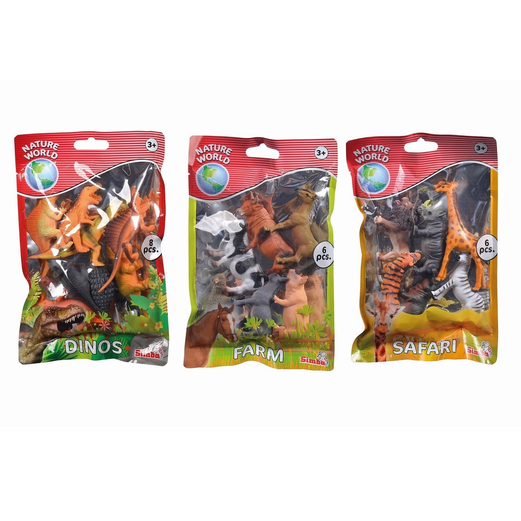 Đồ Chơi Khủng Long NATURE WORLD Animal Set 104342401 - Simba Toys Vietnam