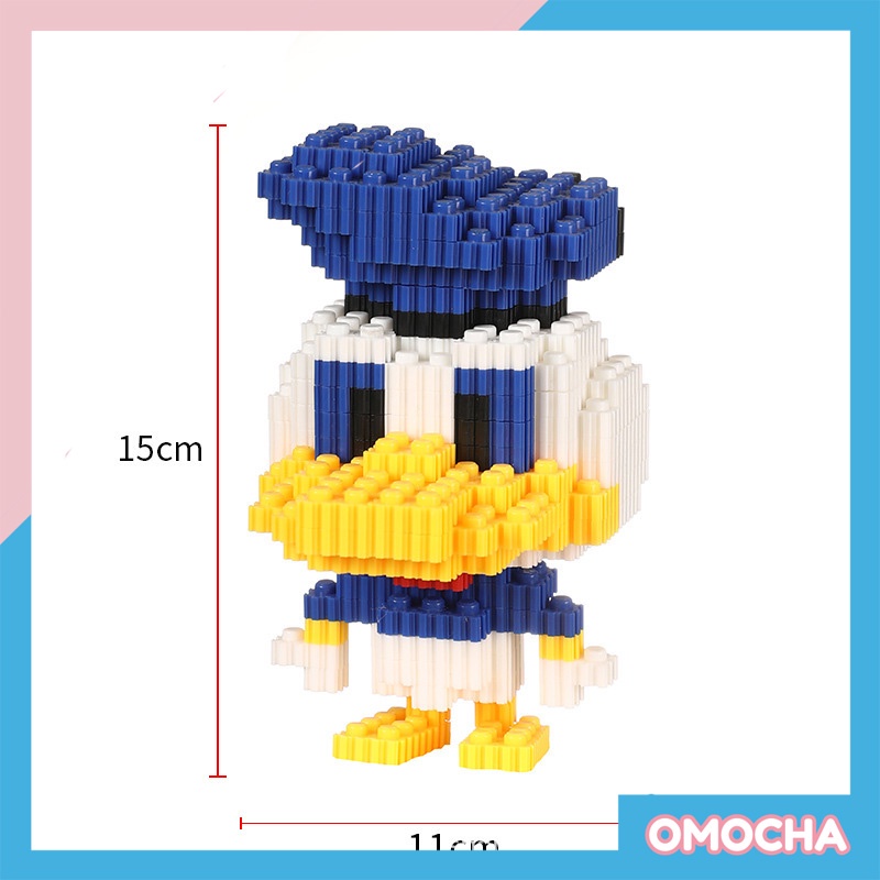 Bộ Lego 3D Đồ Chơi Lắp Ráp Lego Mô Hình Động Vật 3D Thu Nhỏ Dễ Thương Nhân Vật Hoạt Hình Vui Nhộn