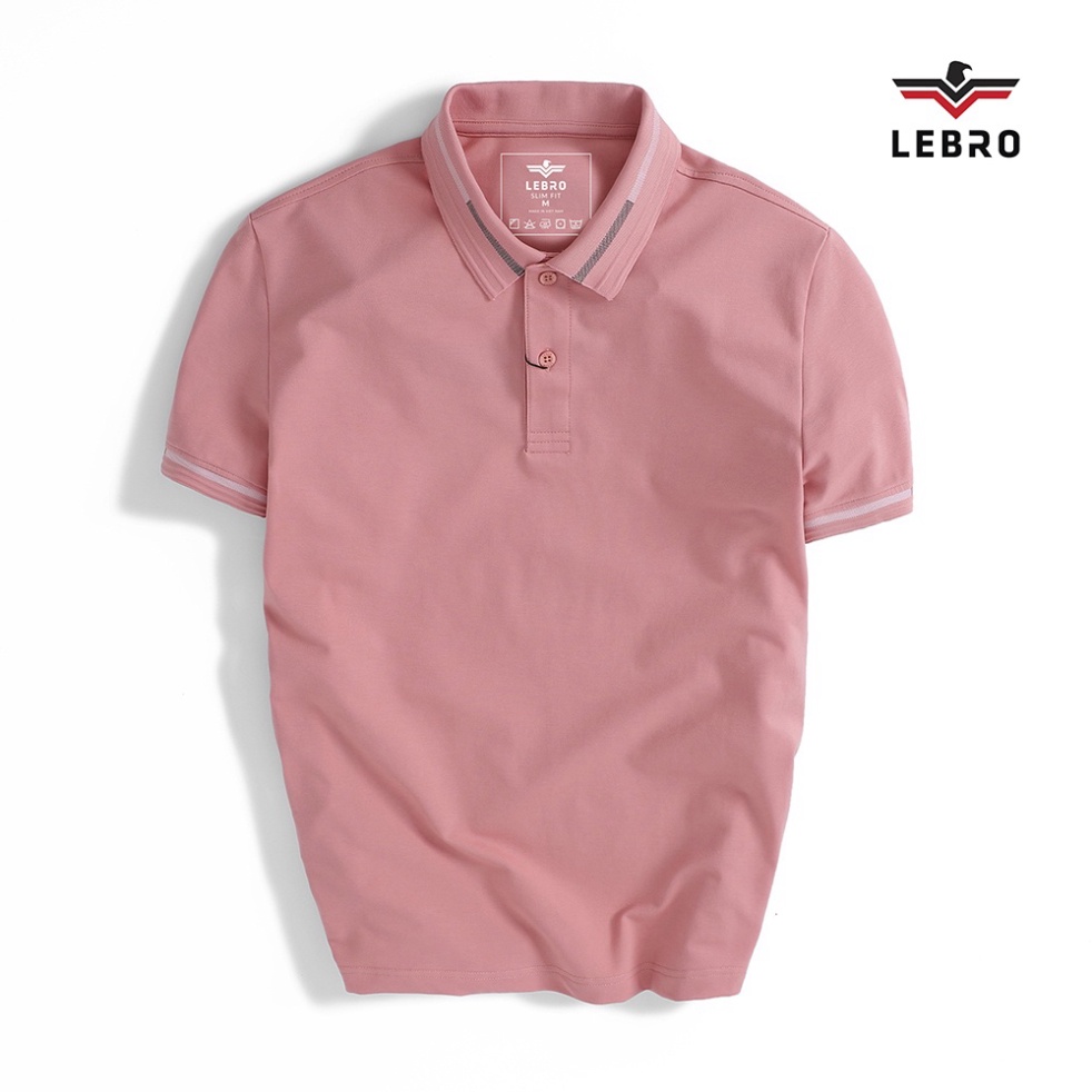 Áo polo nam LEBRO chất liệu CVC cao cấp co giãn đa chiều thấm hút nhanh bền màu form slimfit L122APL012 - Hàng mới về