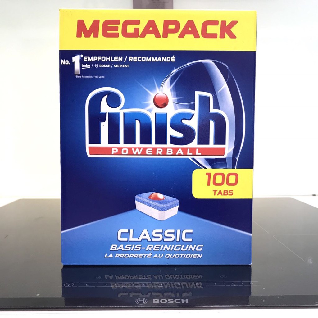 Viên rửa chén Finish cao cấp 100 viên ( Hàng nhập khẩu )