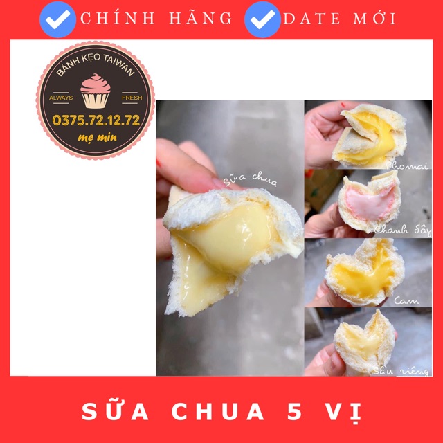 Tphcm sẵn 1kg bánh sữa chua mix cam,chanh, sầu, phô mai, horsh