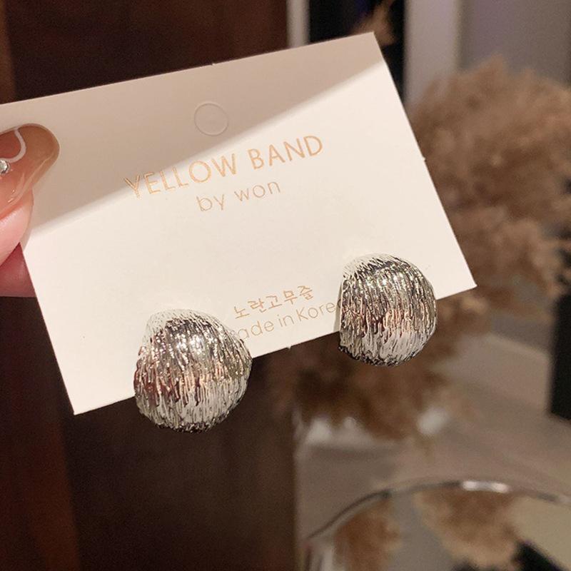 Bông tai chuôi bạc 925 mẫu to cá tính hiện đại - Mely M2-30