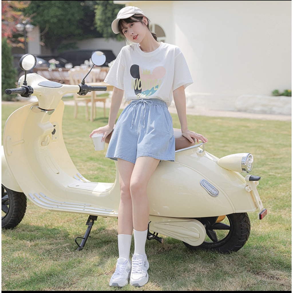 Quần Short Nữ 40-100kg Bigsize ống rộng màu pastel vải linen thoáng mát