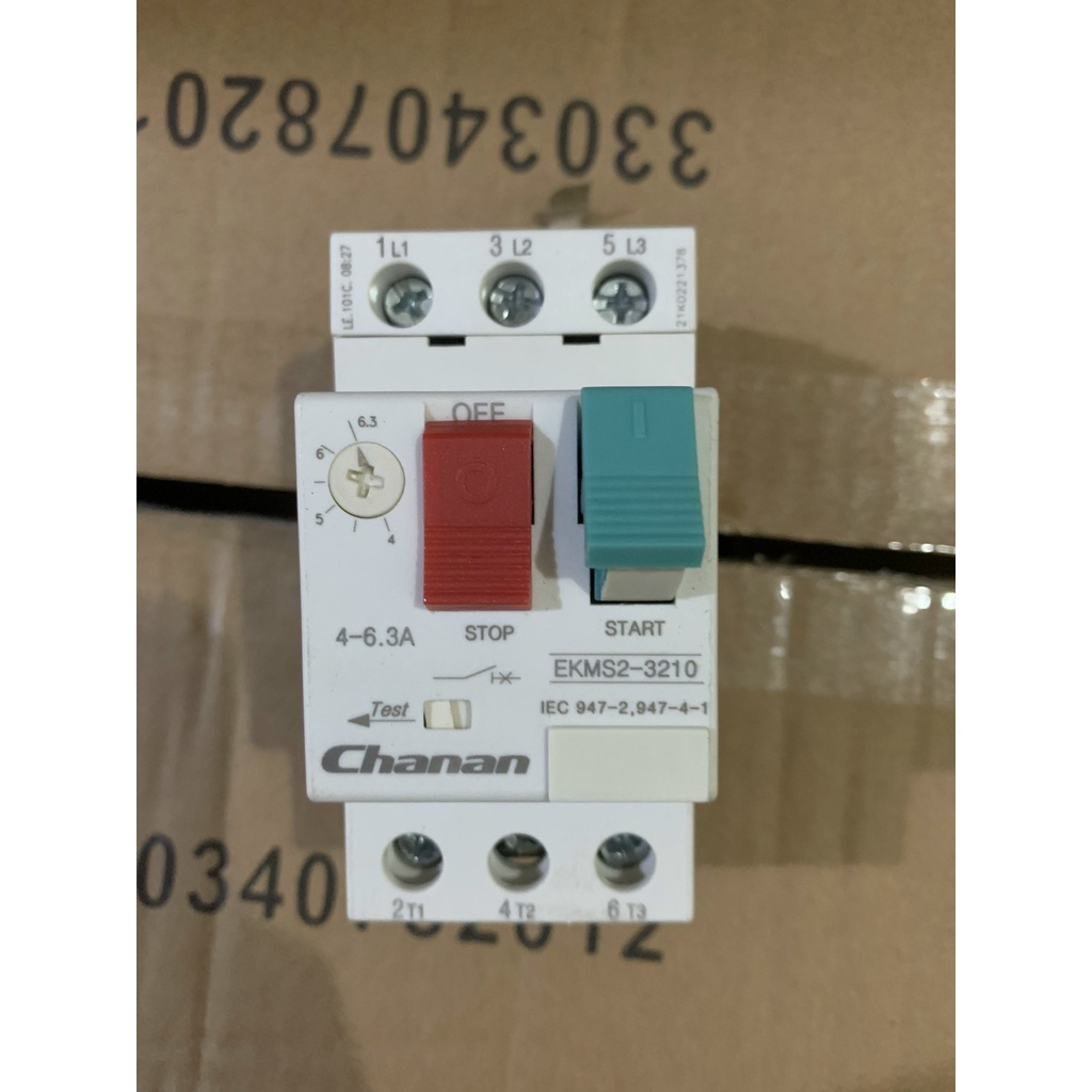 Attomat bảo vệ động cơ hãng CHANA  và tiếp điểm phụ các giải 1-1.6A.....24-32A