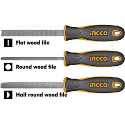 Bộ giũa gỗ 3 chi tiết ingco hktfw0308