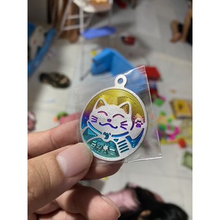 Móc khoá mèo titan 4cm siêu đẹp
