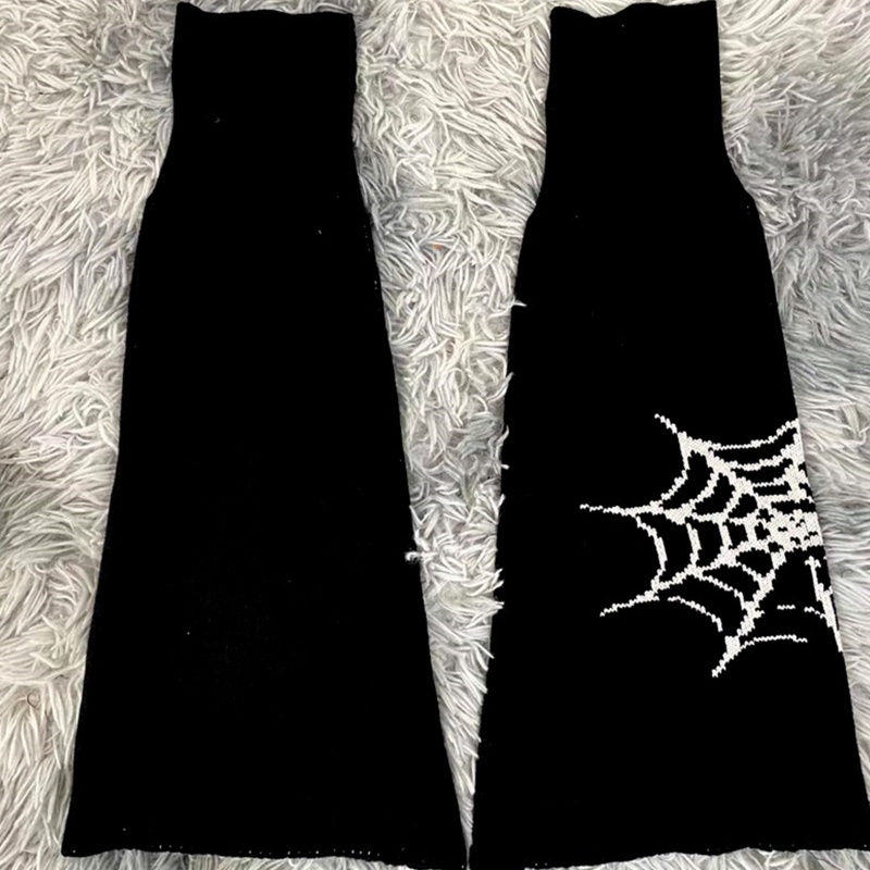 Vớ ống chân dệt kim dài đến đầu gối giữ ấm chân phong cách lolita dành cho nữ