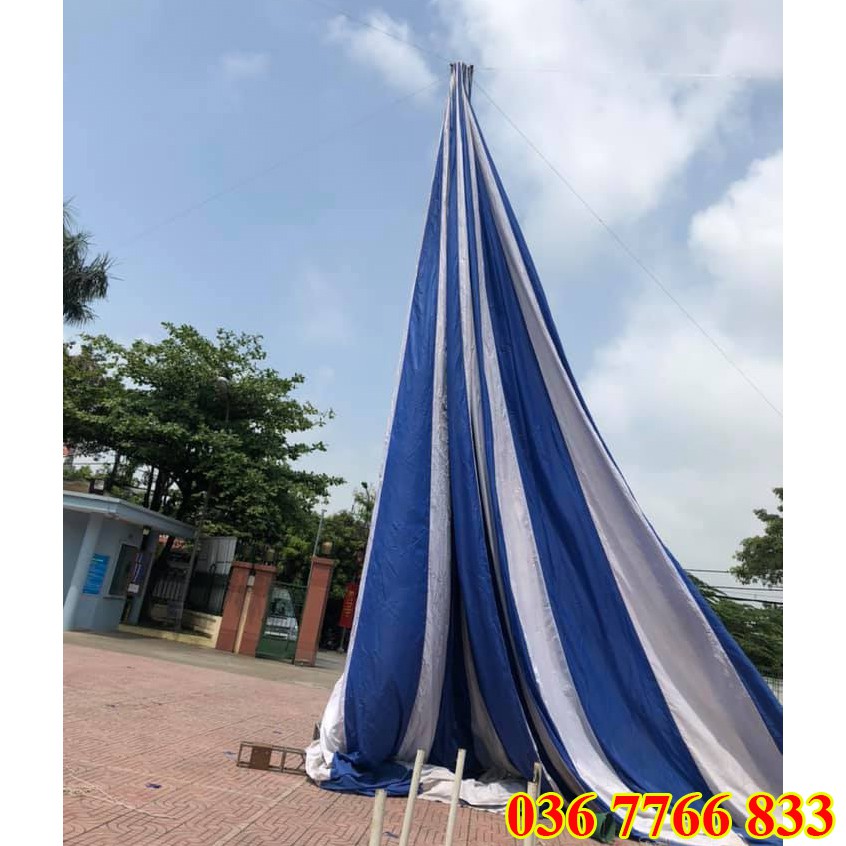 Dù sự kiện tròn- Dù ngoài trời sân trường- Dù che sân trường- Đường kính 12m