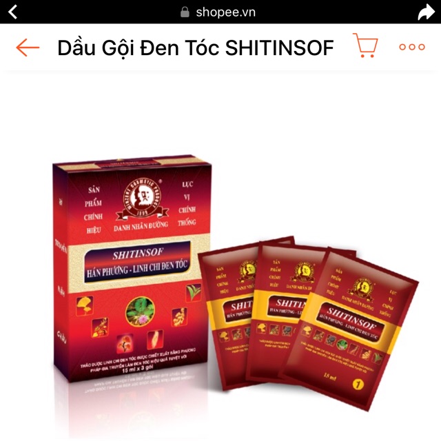 Dầu gội đầu đen tóc shtinsof
