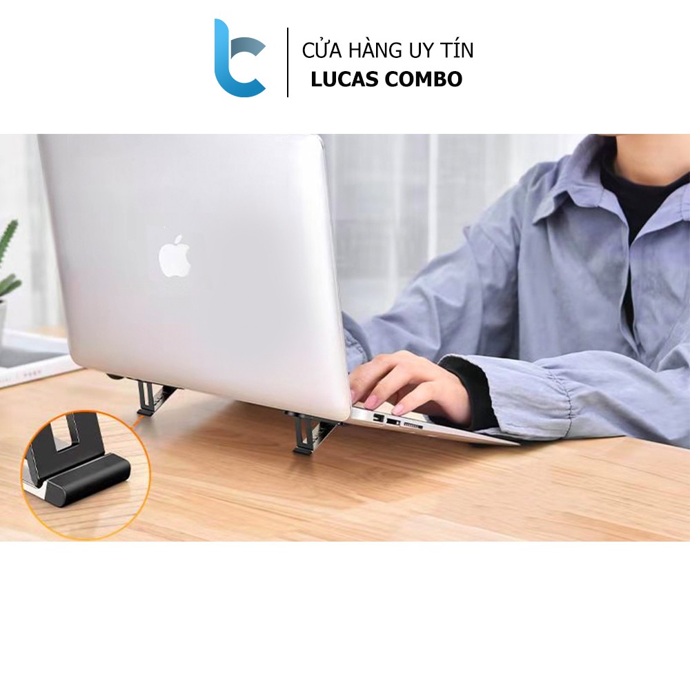 Stand Dán Cố Định Kê Cao Tản Nhiệt Macbook 2 Mảnh 6 Nấc - Kickflip OATSBASF