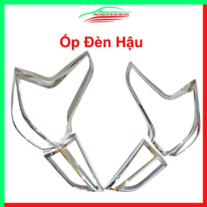 Ốp viền đèn pha hậu mạ crom Xpander 2018-2021 chống trầy trang trí bảo vệ xe