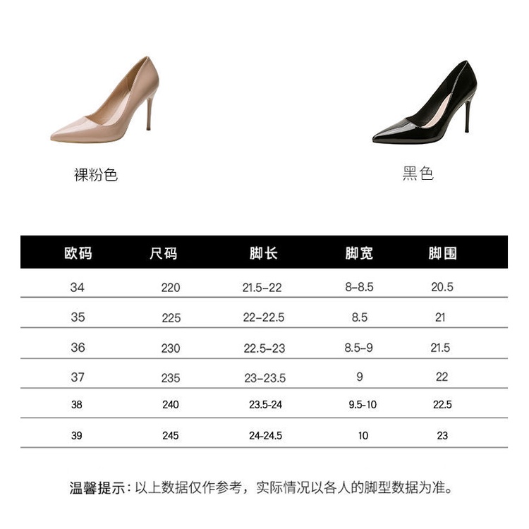 Giày Cao Gót Da Màu Nude Sáng Miệng Nông Miệng Nông Không Mệt Mỏi