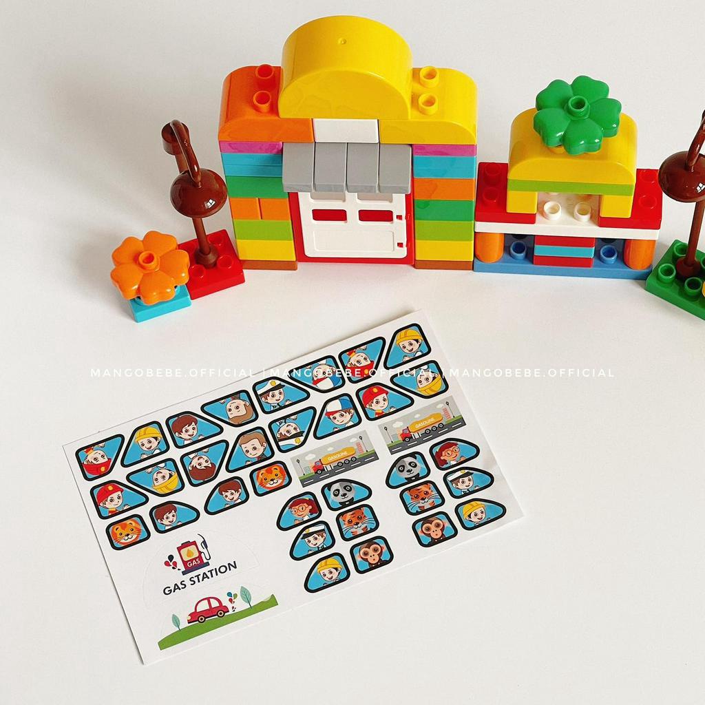 Bộ Lego Jungle Animals và Vehicles Feelo Cho Bé