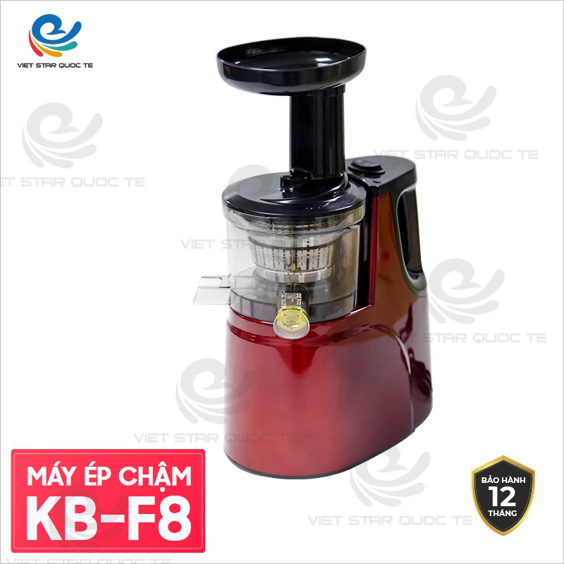 [Mã SKAMPUSHA7 giảm 8% đơn 250k]MÁY ÉP CHẬM ÉP TRÁI CÂY SATVM KB-F8 VẮT KIỆT BÃ [BẢO HÀNH 6 THÁNG]